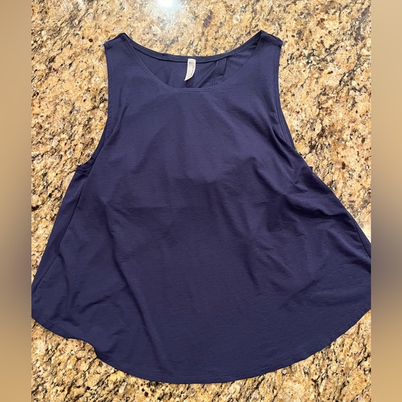 Free People Movement Perfect Conditions Deep Sea Navy Blue Open Back Tank Small - Picture 4 of 7
